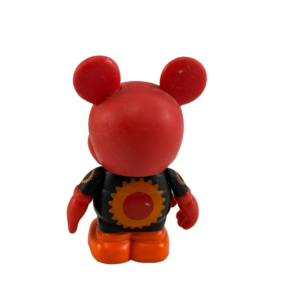 Disney Vinylmation Urban Series 5 Red and Black Gear Bear 3" Collectible Figure - Picture 2 of 3